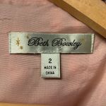 Beth Bowley Sleeveless Cotton Silk Printed Sheath Dress in Pink Black Size 2 Photo 1