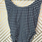 LIONESS  The‎ Bo Derek Gingham One Piece Swimsuit in Black Size XS Photo 4