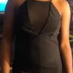 Emerald Sundae Black dress. Sheer top (see pic). Spaghetti straps. Small Photo 3