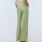 Madewell  The Harlow Wide Leg Pant in Pale Lemongrass 00 Women’s NG521 Photo 7
