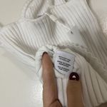 525 America NEW! 535 America one shoulder ribbed white cropped top small Photo 4