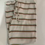 Madewell  MWL Striped Pajama Pants Cream Multicolor Lounge‎ Pants Size M Photo 2