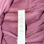 Lululemon  Wunder Under Crop High Rise Legging in Burgundy with Velvet - Size 4 Photo 5