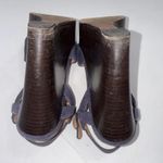 Brooks Brothers Minimalist Blue Classic Preppy Designer Platform Wedges Sandals Photo 12