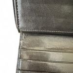 Etienne Aigner  black leather long wallet with zipper closure and card slots Photo 5