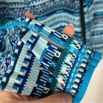 Nike Pro Dri Fit Blue Patterned Quarter Zip Pullover Size S Photo 6