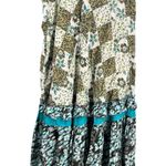 Raga XL Patchwork Floral Print Cotton Maxi Skirt Ruffle Trim Boho Summer Photo 0