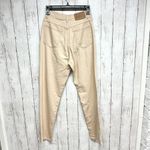 Eddie Bauer Jeans Women 6 Cream Relaxed Straight Cotton 5-Pocket Design Utility Photo 7