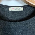 Soft Gray Curved Hem Sweater Dress XS Photo 6