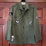 Vintage renewal Jacks B military utility patched jacket Size M Photo 0
