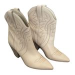 NWOB DOLCE VITA Cowboy Boots Ginni Sand Nubuck Western Booties 8.5 Tan Photo 5