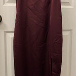 Abercrombie & Fitch Deep Burgundy Midi Dress Photo 0