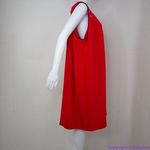 Julia Jordan NEW red sleeveless shift dress with mental cut-out detail, 16 Photo 14