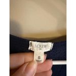 J Crew Navy Blue Sequin Tank Top Teal Trim Racerback Women's Small Photo 1