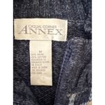 Vintage Casual Corner y2k Women's Ugly Christmas Sweater Cardigan Sz M Blue Size M Photo 2