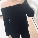 Lovers + Friends  black off shoulder sweater Photo 1