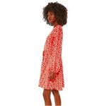 Tuckernuck  Pomander Place Colette Dress Red Chain Link Print Size S Photo 2
