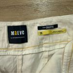 Maeve  by Anthropologie The Colette Linen Blend Cream High-Waisted Shorts Size 28 Photo 8