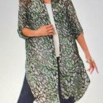 Jessica London  womens sheer Georgette mega tunic NWOT Photo 1