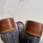 Anthropologie Velvet  women’s  Ankle Boots  Size 7.5 Great Cond Blue Gray Photo 8