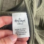 Tilly's Tilly’s Size XS Hunter Green Crop Top Tank Top. Photo 2