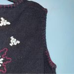 Sigrid Olsen Vintage Ugly Christmas Knit Sweater Vest Size XL Photo 5