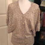 Valerie Bertinelli  NWOT Beige size small cardigan Photo 0