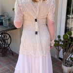 Dave and Johnny Vintage beaded drama silk beaded dress sz 14 Photo 2