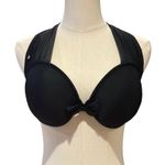Women’s Aqua Swim La Vie en Rose Aqua Bra Top Black Bikini Top Size XL Photo 0
