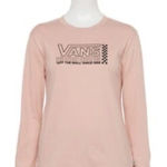 Vans  Blush Pink Graphic Long Sleeve Photo 0