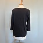 Quacker Factory Vintage  Holiday Christmas shirt Size Large Photo 4