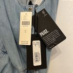 Anthropologie Paige Celia Braided Detail Denim Crop Jumpsuit in Santa Monica NWT Photo 4