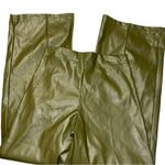 Soho Apparel  olive color faux leather wide leg pants! New! Photo 2