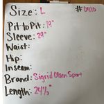 Sigrid Olsen Sport Womens Gray Denim Jacket Zip Long Sleeve Cotton Blend Large Photo 4