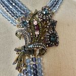 Heidi Daus Floral Bouquet Tassel Necklace Photo 2