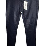 J Brand  Navy Waxed‎ Jeans Leggings nwt Photo 0