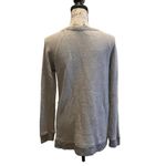 Workshop Republic Clothing Workshop Republic Sweatshirt Gray Medium Distressed Corset French Terry Tunic Photo 4