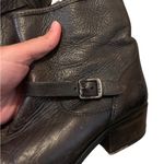 Frye  Lynn Strap black leather short boots size 7.5 B Photo 6