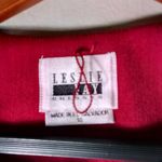 Leslie Fay  18 Tailored Red Pink Scalloped Top Plus Photo 2