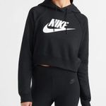 Nike cropped pullover drawstring hoodie Size XL Photo 0