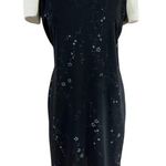 Alyn Paige Vintage 90s  dress black floral shirt SIZE 11/12 modern small? Photo 0