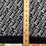 Retrelogy women’s size large pullover long sleeve black grey geometric sweater Photo 1