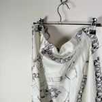 Hailey Chain Printed Satin Slip Skirt Size 1X Photo 4