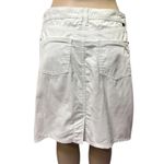 Jag jeans Jag White Cotton Stretch Denim 5 Pocket Casual Jean Mini Midi Skirt Womens 8 Photo 4