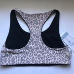 Johnny Was NWT  Calme Endurance Reversible Sports Bra  Black/ Cheetah Sz L Photo 4