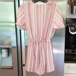 Show Me Your Mumu ππ Pink & White Striped Romper Photo 7