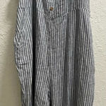 Old Navy  Blue Stripe Linen Pantsuit Womens NWT Photo 0