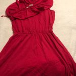 Michael Stars Magenta One Shoulder Knit Dress Photo 2