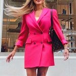 ZARA Blogger's Fav| NWT Buttoned Blazer Dress Photo 5