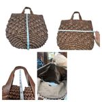 Croft & Barrow  Straw* Tote Bag * Cocoa * NWOT Photo 4